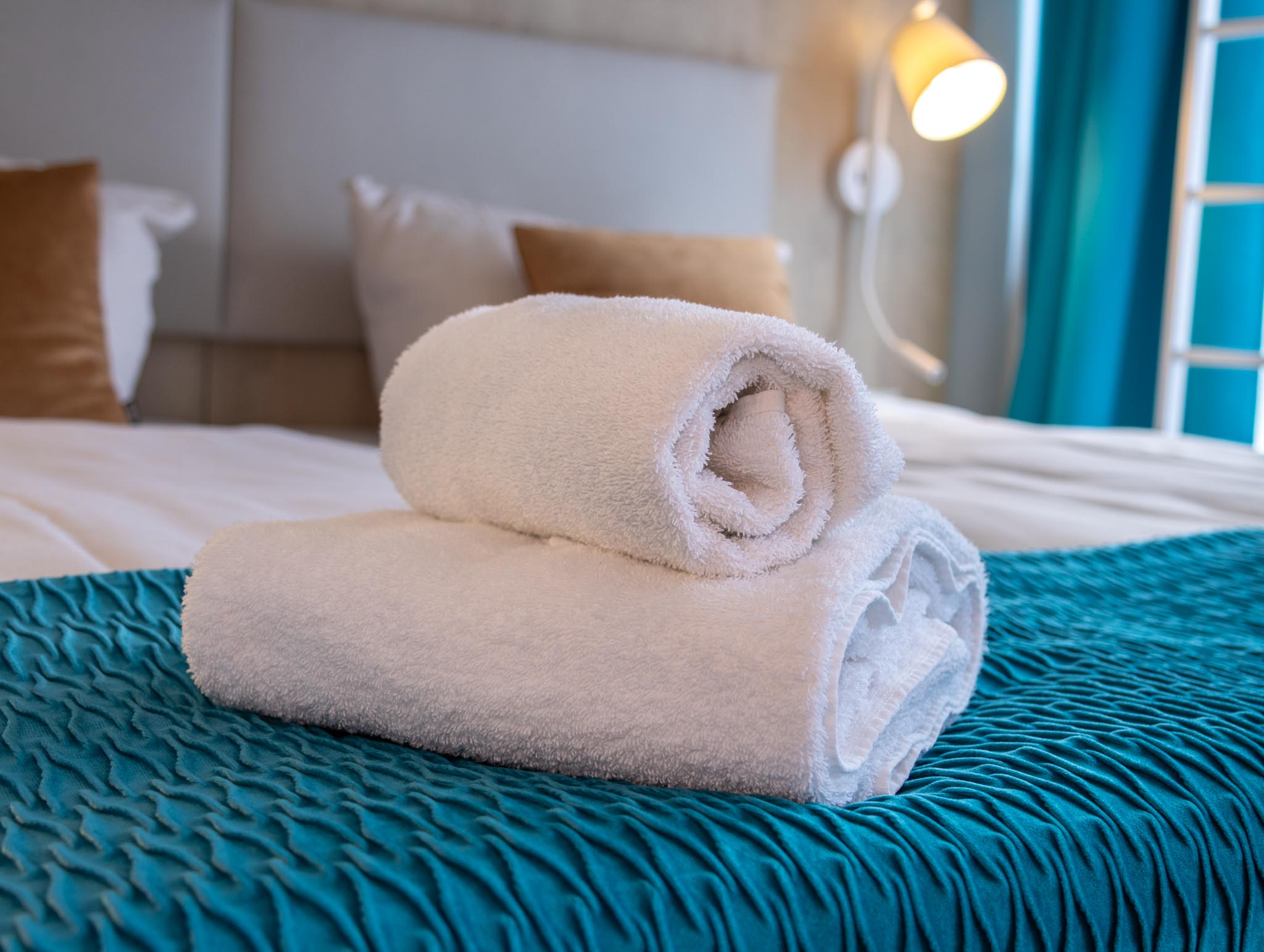 Kapitänszimmer – frische Handtücher